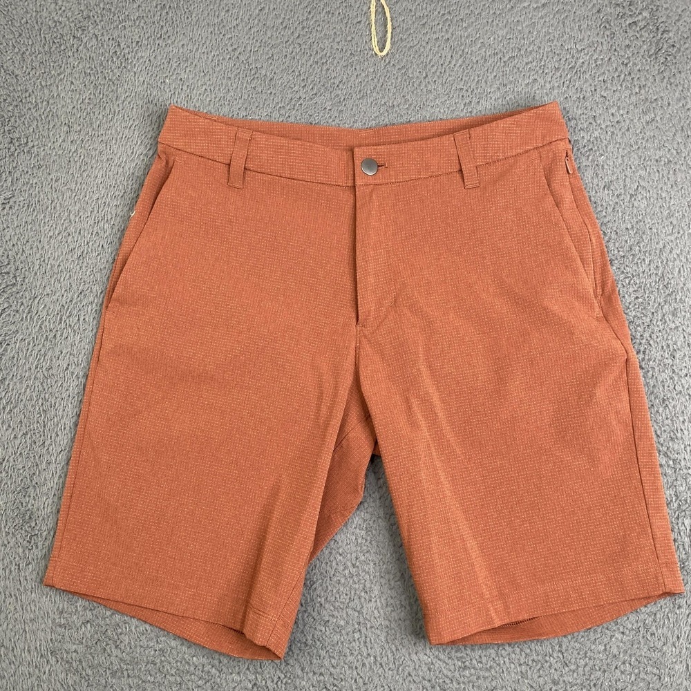 Lululemon Shorts Mens 30 Rust Orange Commission Chino Golf Performance Stretch